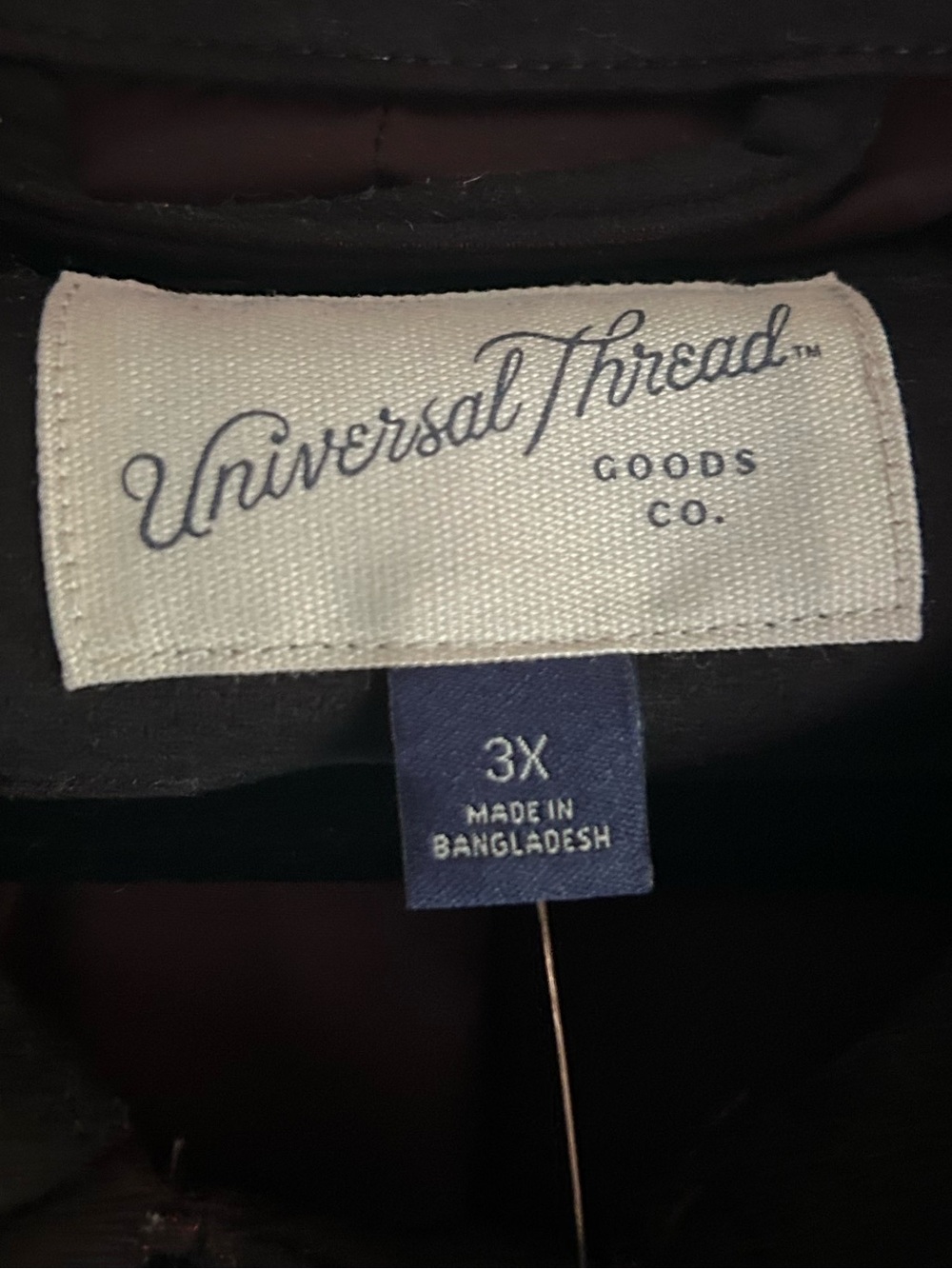 Universal Thread Size 3X Brown Button-Up Utility Jacket - Picture 4 of 11